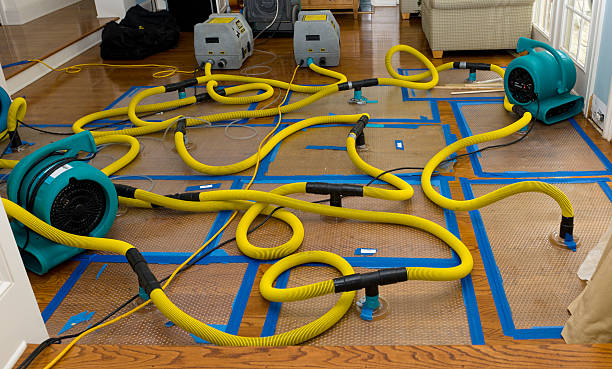 Professional Storm Water Damage Restoration technician working in Greenacres, WA